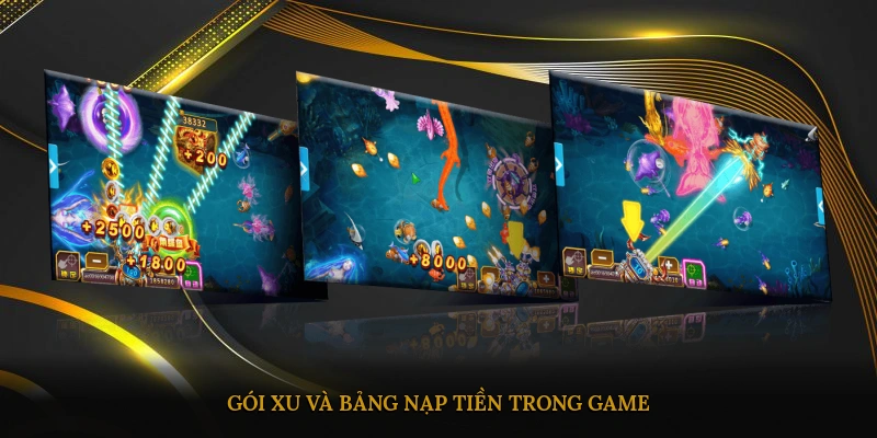 Gói xu và bảng nạp tiền trong game 